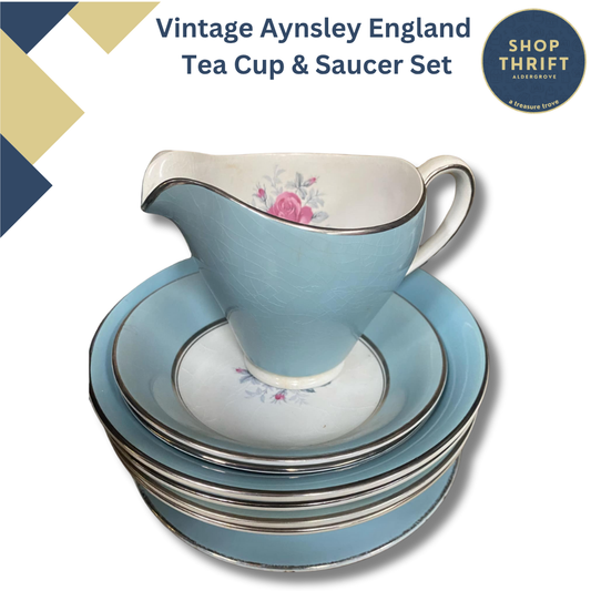 Vintage Aynsley England  Tea Cup & Saucer Set
