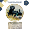 1991 Franklin Mint "Beginners Luck" Jim Killen Limited Edition Plate