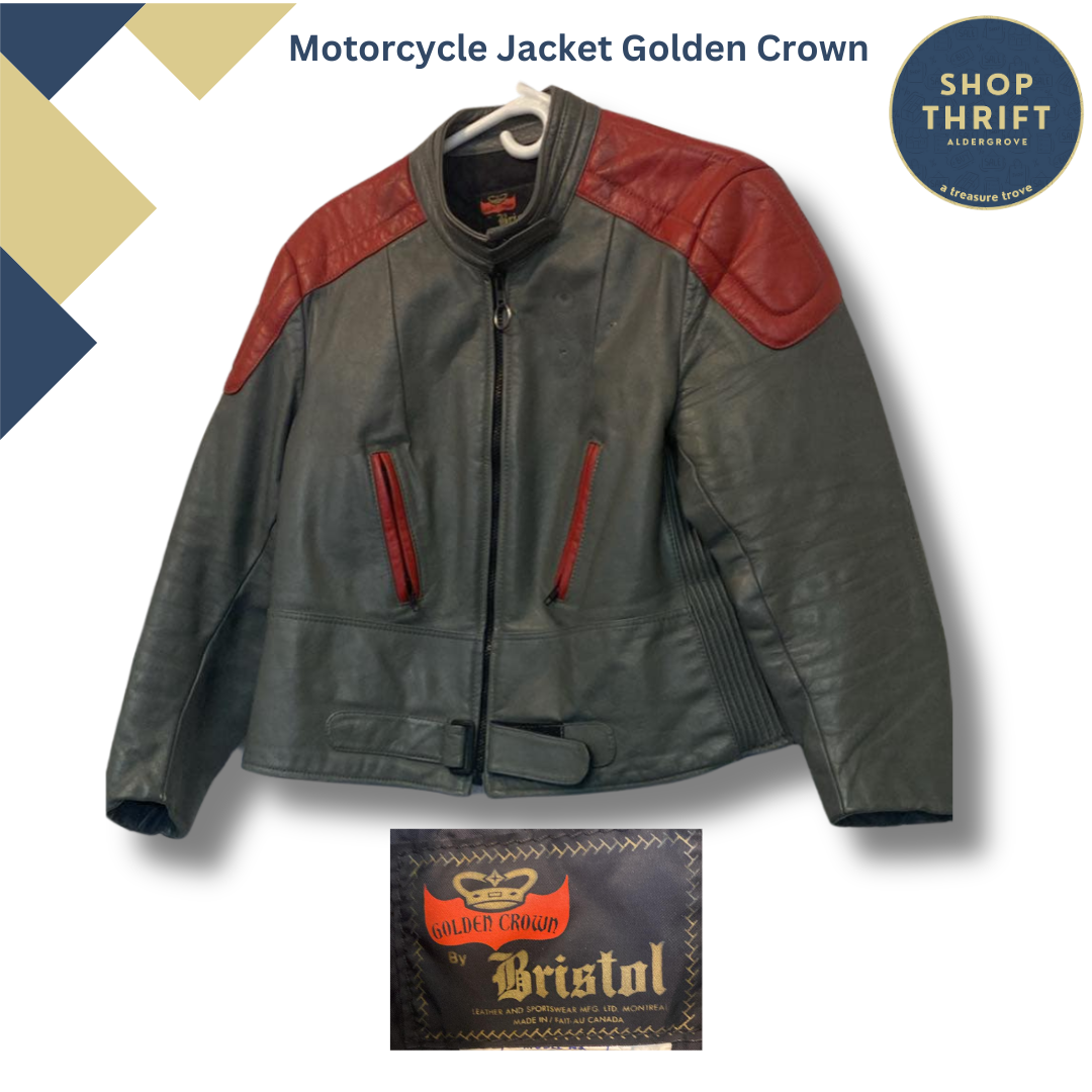 Motorcycle Jacket Golden Crown