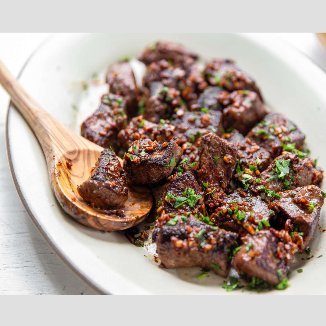 Grass Fed Beef Steak Bites (Cubed Striploin/Sirloin)