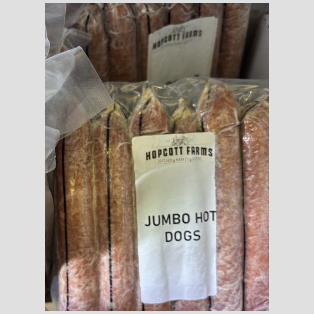 HOPCOTT FARMS JUMBO HOTDOGS