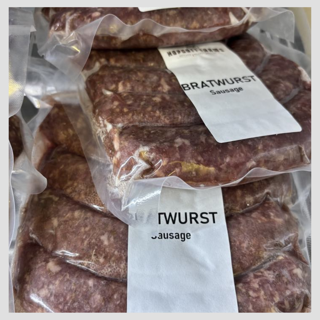 HOPCOTT FARMS BRATWURST SAUSAGE