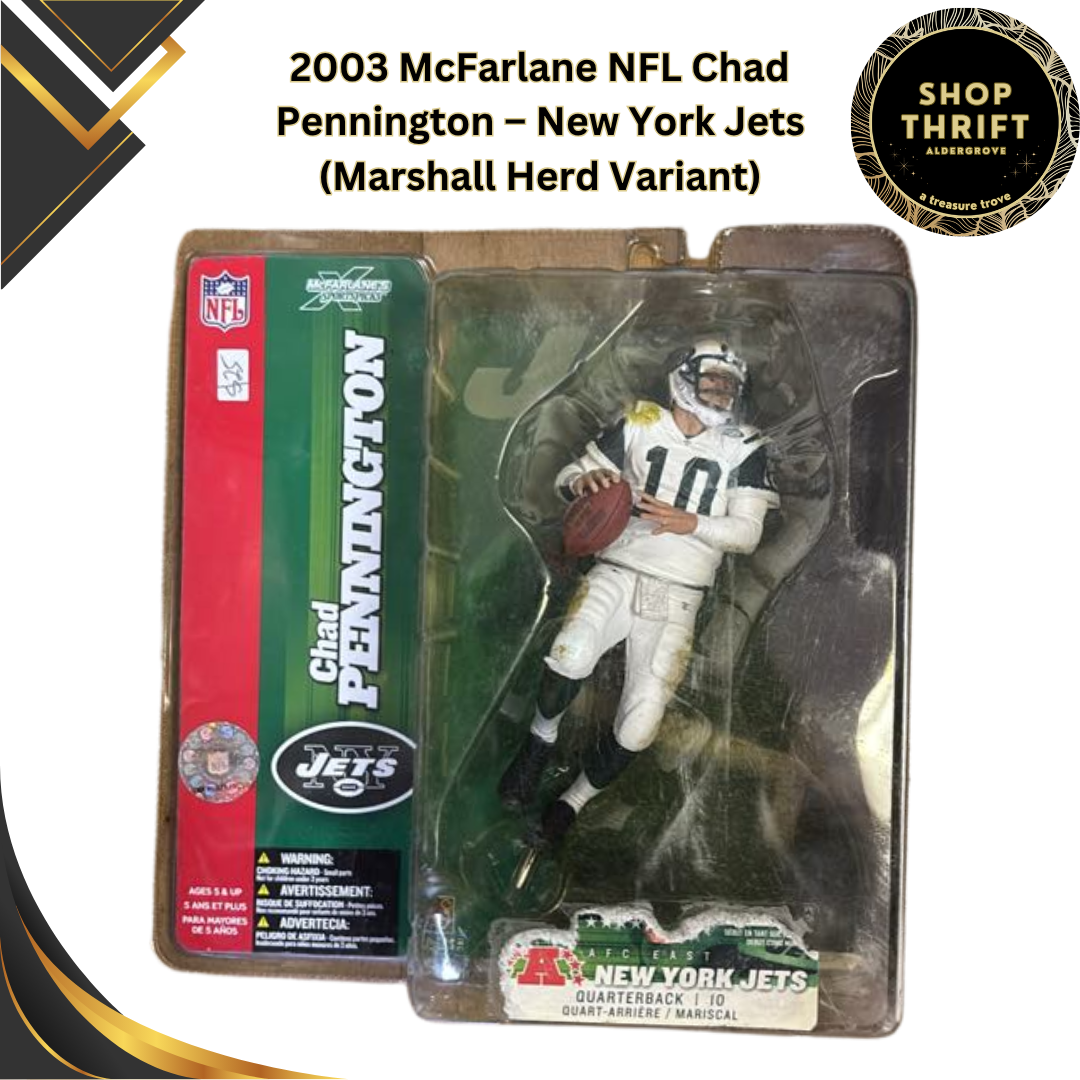 2003 McFarlane NFL Chad Pennington – New York Jets (Marshall Herd Variant)
