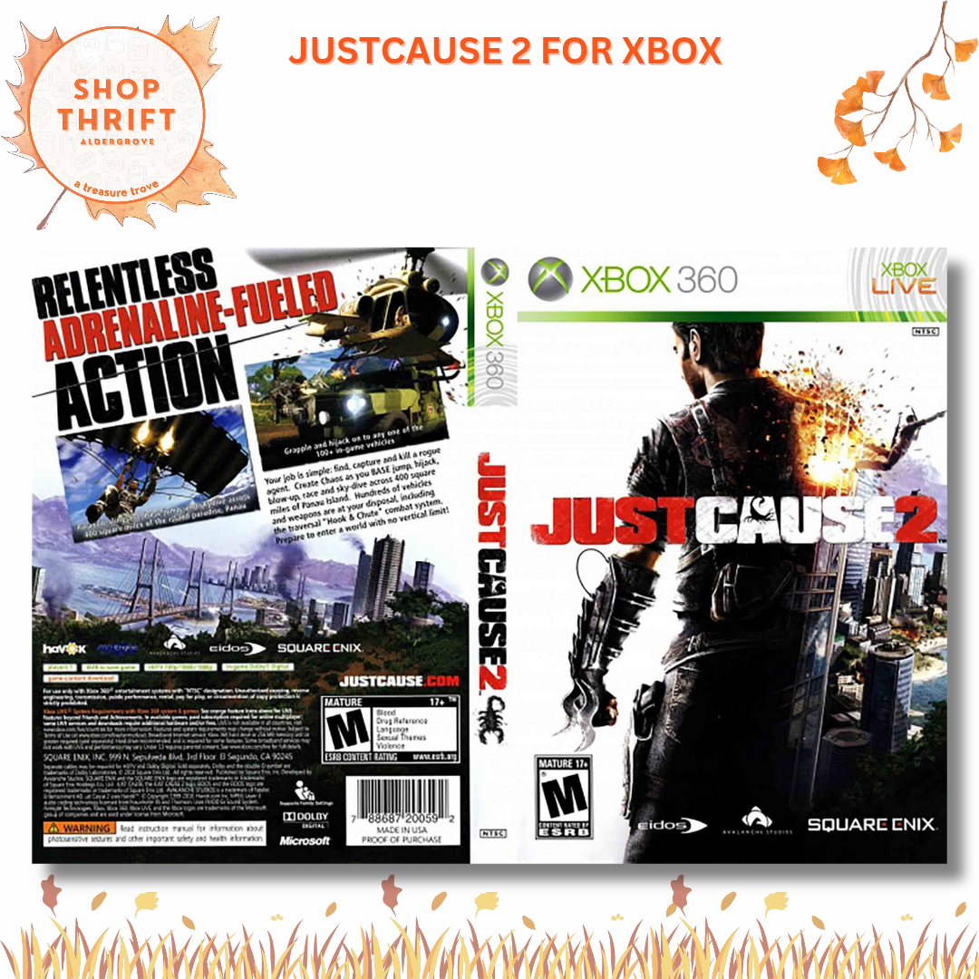 JUSTCAUSE 2 FOR XBOX 360