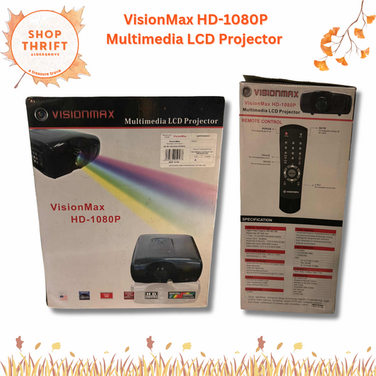 VisionMax HD-1080P Multimedia LCD Projector