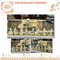 Easter Village Figurines