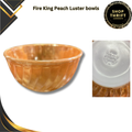 Vintage Fire King Peach Luster Bowls