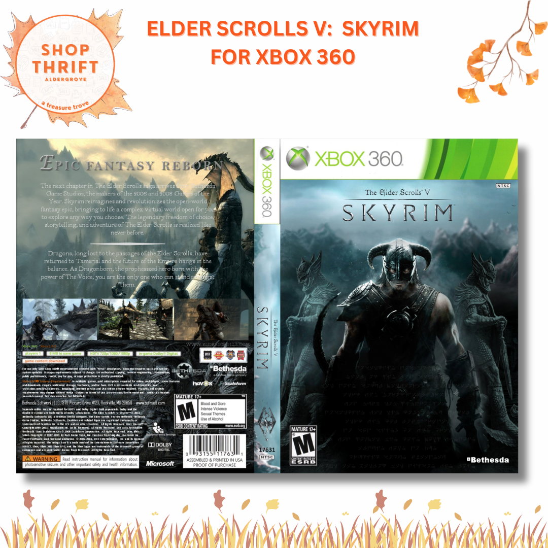THE ELDER SCROLLS V: SKYRIM (Xbox 360)